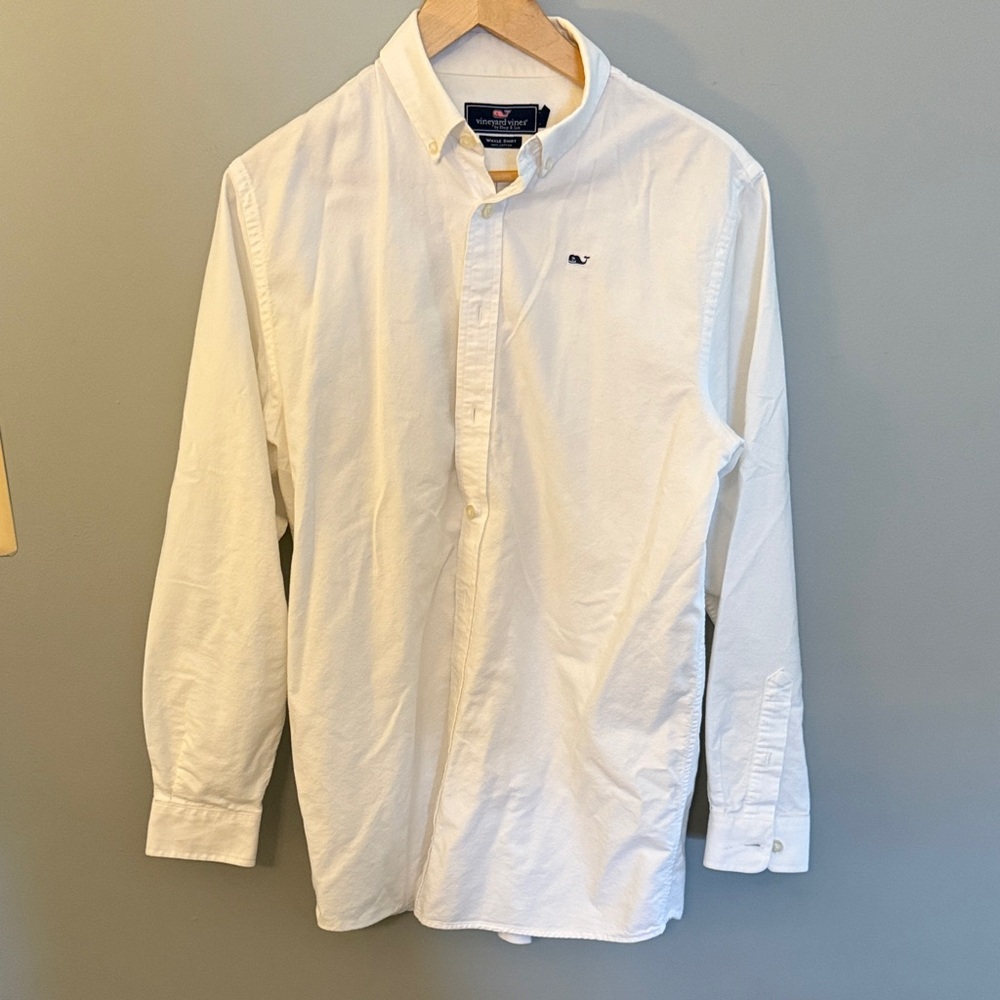 Vineyard Vines White Oxford Button-Down Shirt